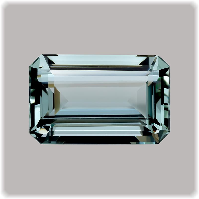Aquamarin facettiert Achteck / 21,0 x 13,5 mm / 19,41 ct.