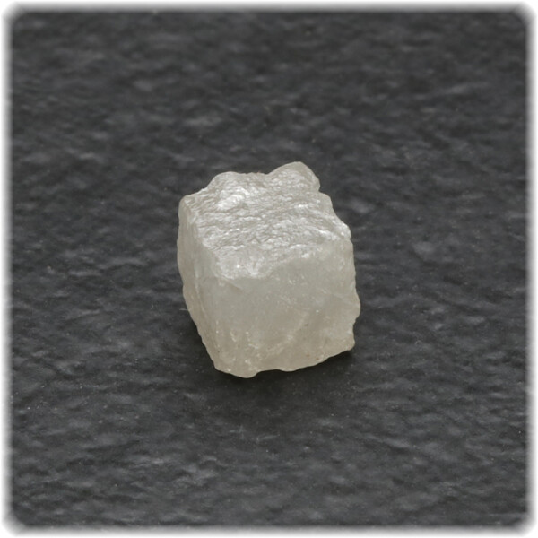 Diamant - Würfel Rohdiamant / 5 mm x 5 mm / weiß / 1,78 ct.