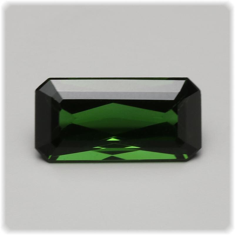 Turmalin grün Verdelith Achteck fac box