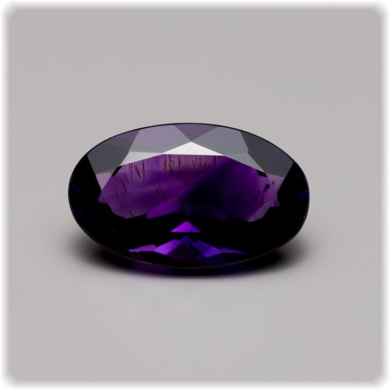 Amethyst facettiert Oval 17,0 mm x 10,4  box