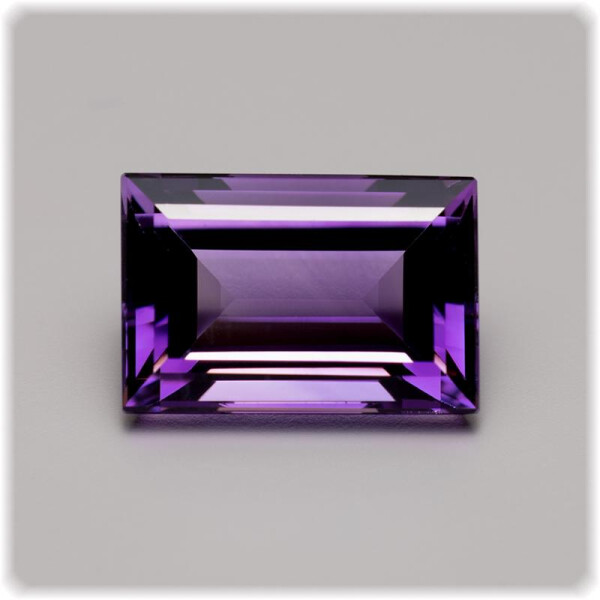 Amethyst facettiert Rechteck 11,2 mm x 7,5 mm / 3,59 ct.