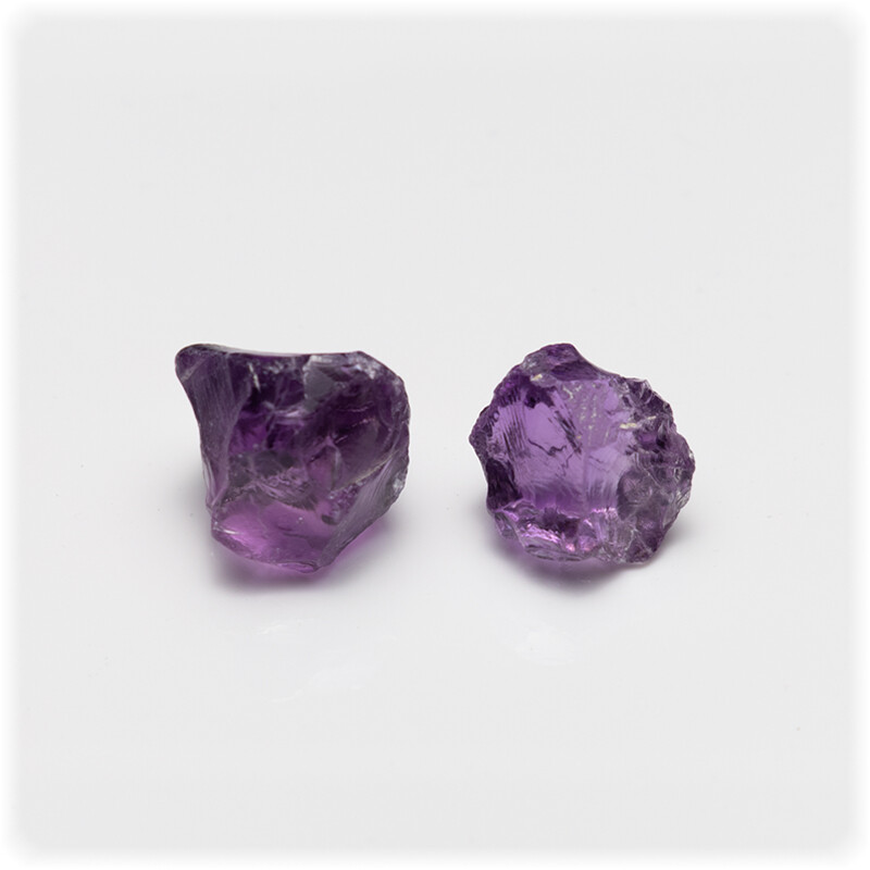 Amethyst Rohsteine – 9,11 g / 45,5 box