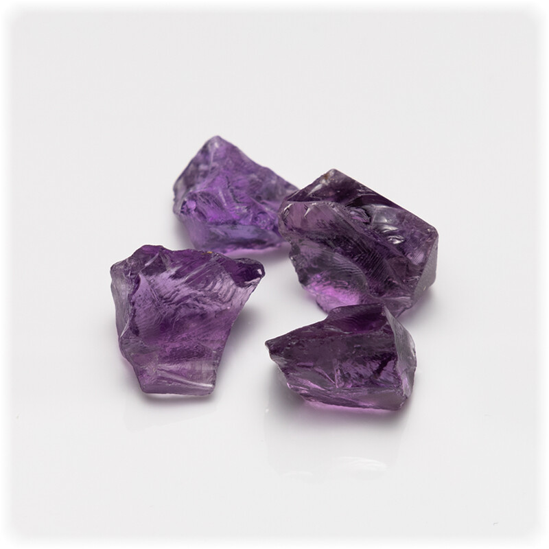 Amethyst Rohsteine – 15,08 g / 75, box