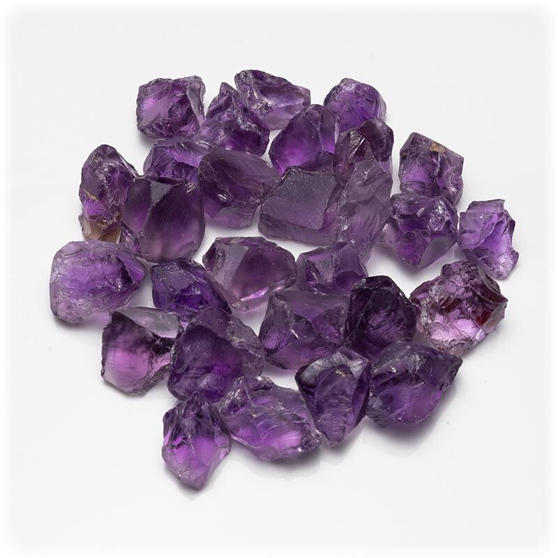 Amethyst Lot Rohsteine AA Schleifware – 127 g / 635 ct