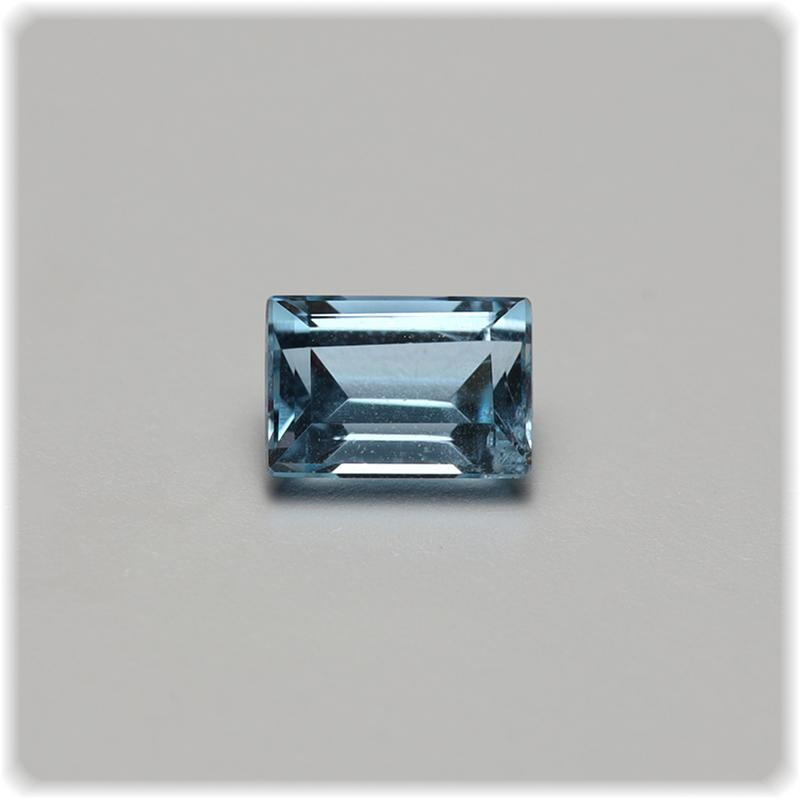 Aquamarin facettiert Rechteck 4,7 mm x 3 box