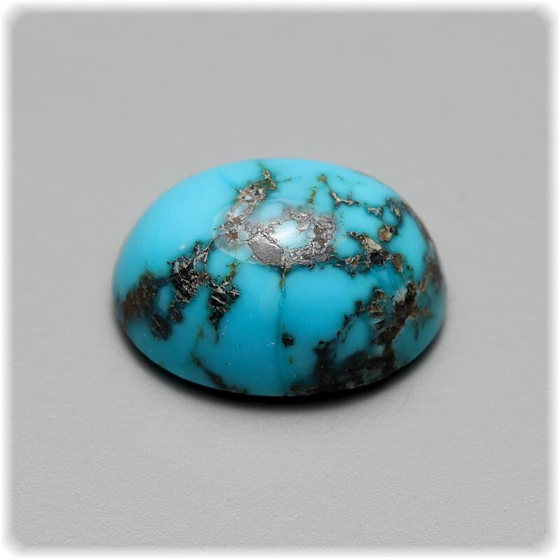 Türkis Cabochon mit Matrix oval 10. box