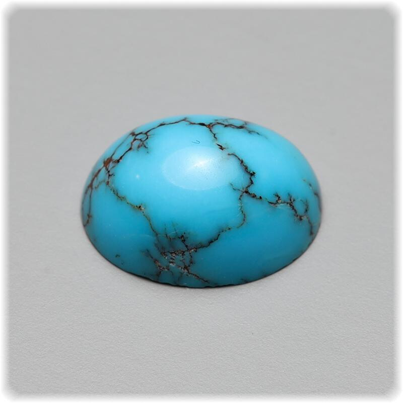Türkis Cabochon mit Matrix oval 10. box