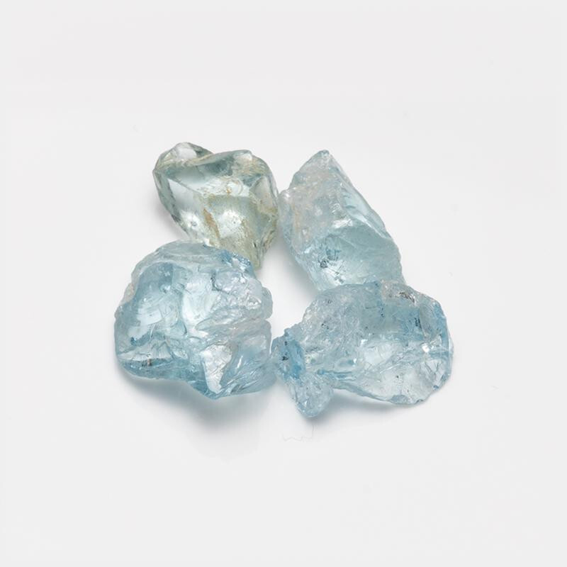 Aquamarin - Rohstein – 5,76 g / 28 box