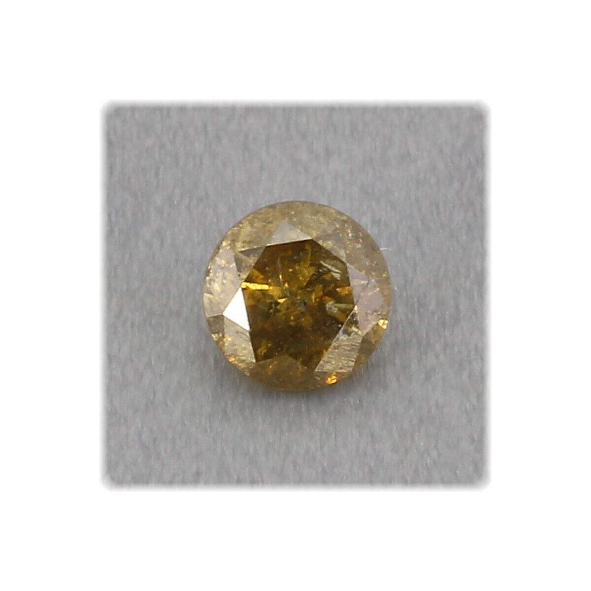 Diamant facettiert / rund / 4,5 mm / 0,44 ct. / Farbe Gelbbraun / Afrika