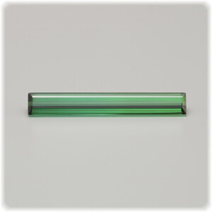 Turmalin grün Verdelith facettiert Baguette 30,7 mm x 4,4 mm / 5,20 ct.