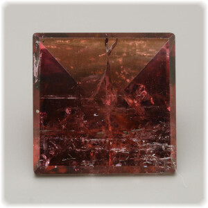 Turmalin rot Rubellit Spiegelschliff / 14 mm x 14,0 mm /...