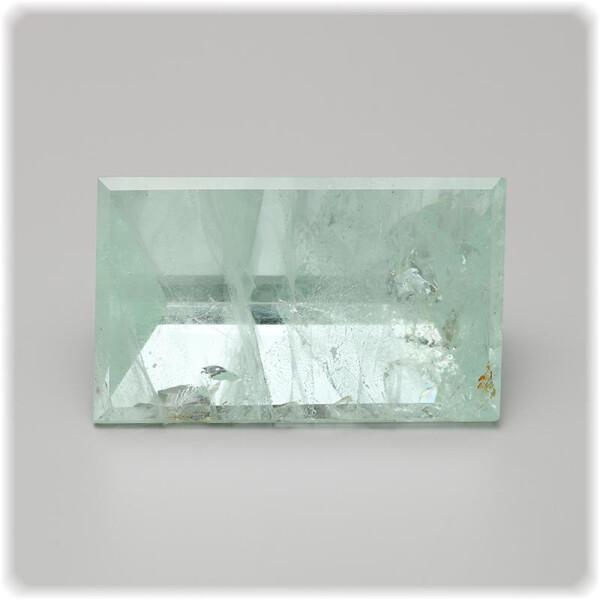 Beryll Heliodor grün Spiegelschliff Miror Cut / 32 mm x...