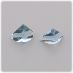 Aquamarin facettiert 5 mm / Dreieck Paar / 0,69 ct.