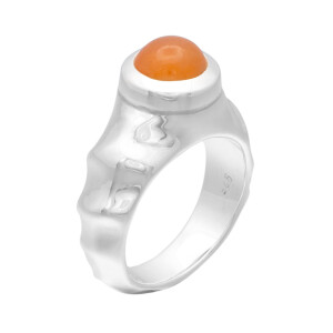 Mandarin Granat Ring Sterlingsilber