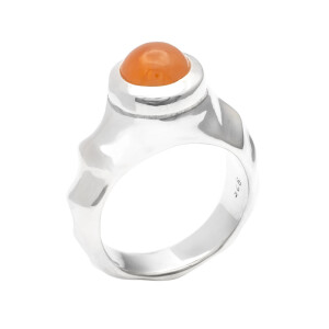 Mandarin Granat Ring Sterlingsilber