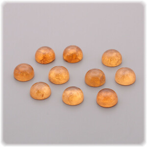 Mandarin Granat Cabochon 5,9 mm / Rund / 1,03 - 1,42 ct....
