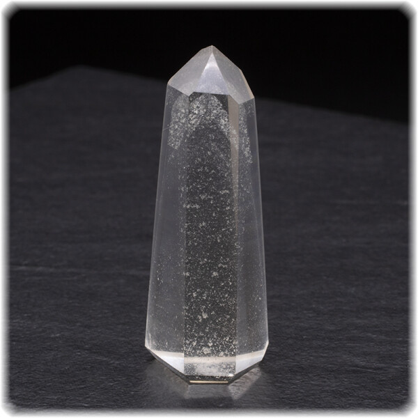 Phantomquarz Bergkristall Kristallspitze / Höhe 5,3 cm /...