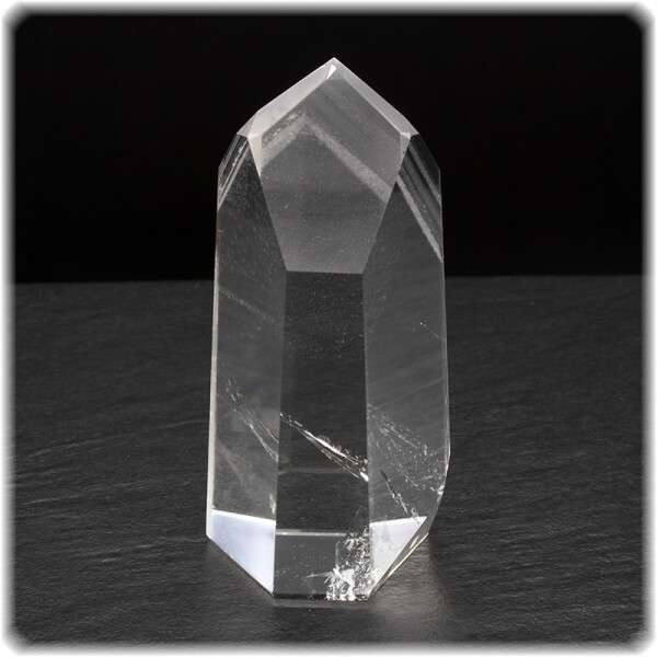 Phantomquarz Bergkristall Kristallspitze / Höhe 8,9 cm /...