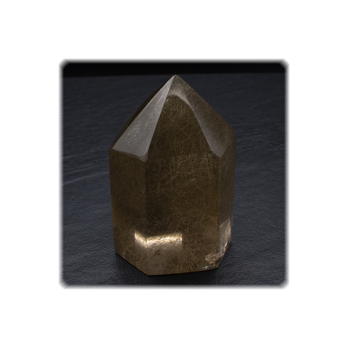Kristallspitze Rutilquarz Spitze / Länge 6,5 cm / 168g / Brasilien